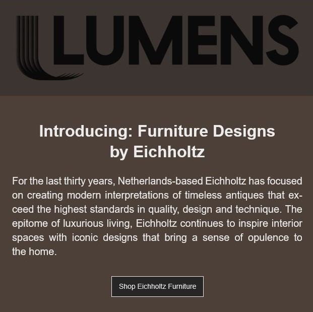Introducing: Furniture Designs by Eichholtz — trade